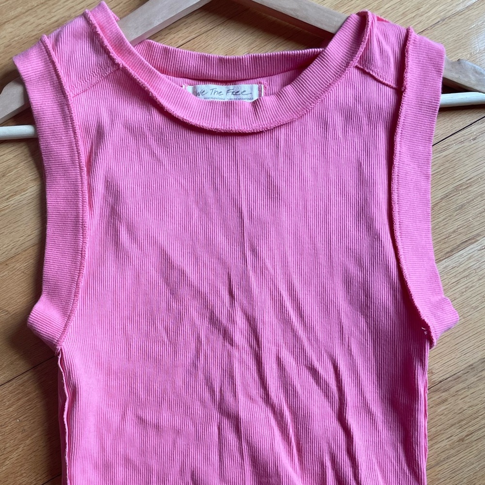 Free People pink tank top